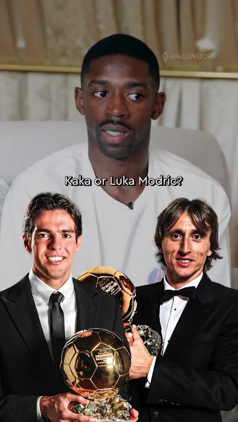 👀登贝莱金球得主二选一：小罗本泽马选本泽马，C罗梅西选梅西